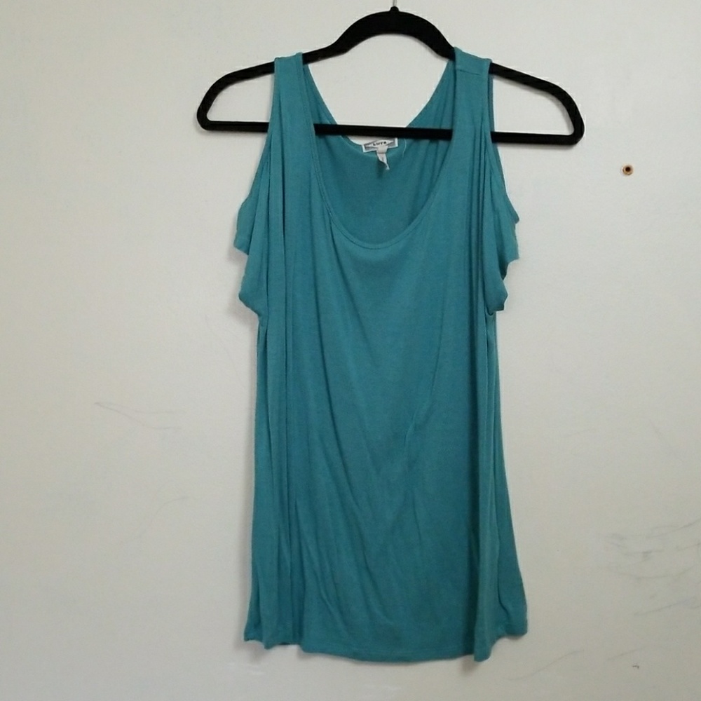 Cold Shoulder Robin Blue Tee